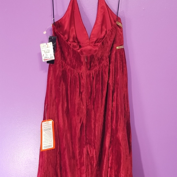 Crushed Velvet Dress - Picture 2 of 4